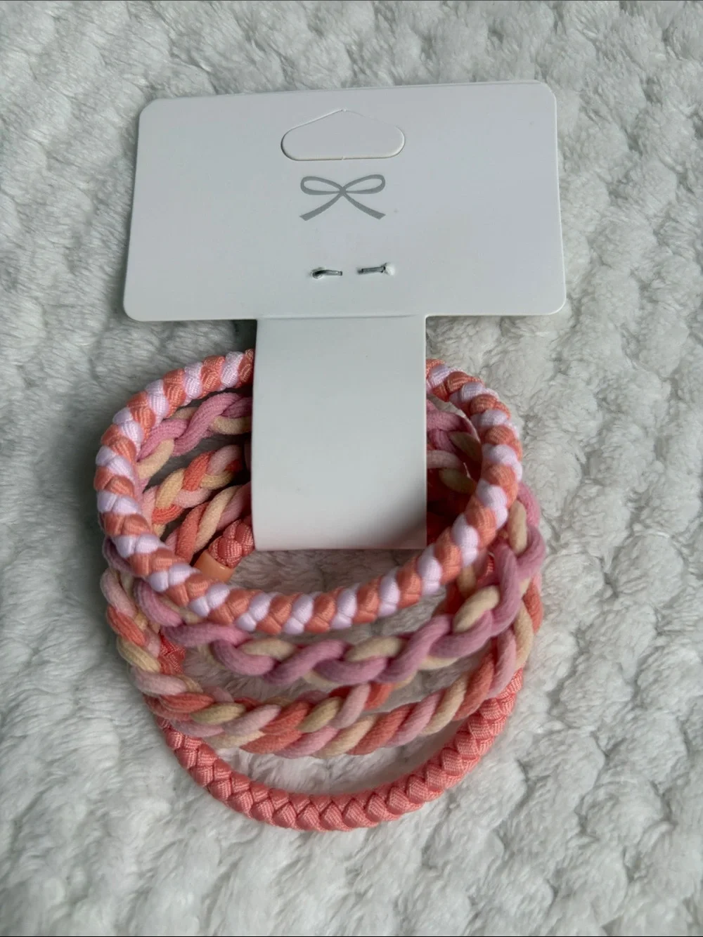 5 Pieces Twisted Braided Hair Ties, Soft Stretch Elastic Hair Bands